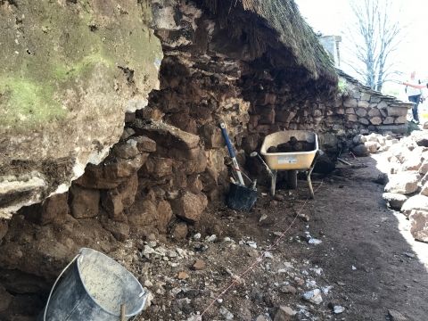 Démantelement double parement nord et remontage 3 - C. Brière