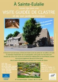 Visites guidées de Clastre et de son jardin botanique